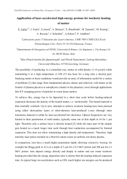 Application of laser-accelerated high-energy protons for