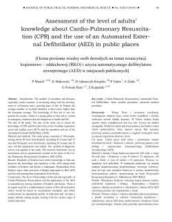Assessment of the level of adults` knowledge about Cardio