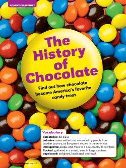 the History of chocolate
