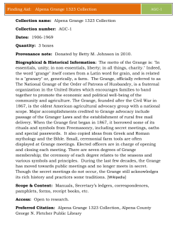 Collection number: AGC-1