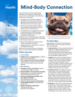 Mind-Body Connection