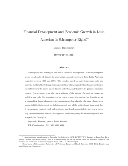 Financial Development and Economic Growth in Latin America: Is