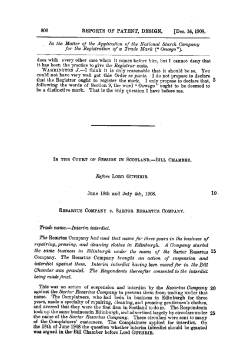 808 REPORTS OF pATENT, DESIGN