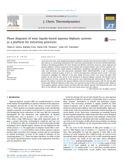 Phase diagrams of ionic liquids-based aqueous - PATh