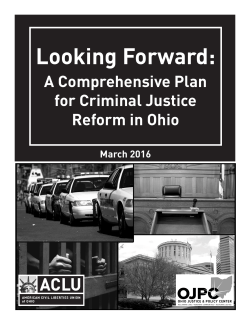 Looking Forward: A Comprehensive Plan for