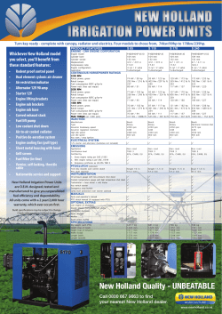 new holland irrigation power units new holland irrigation power units