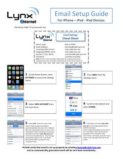 Email Setup Guide