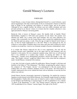 Gerald Massey`s Lectures