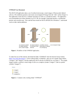 1 UNWRAP User Document This MATLAB application takes a set of