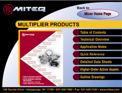 Multiplier Products