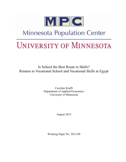 Is School the Best Route to Skills?