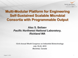 Multi-Modular Platform for Engineering Self