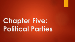 Chapter 5 Political Parties