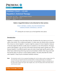 5.01.606 Hepatitis C Antiviral Therapy