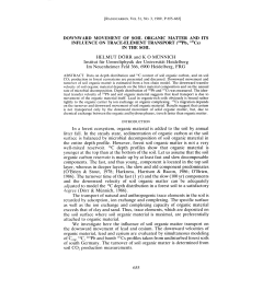 HELMUT DORR and K 0 MUNNICH Institut fur Umweltphysik der