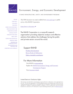 An Assessment of the U.S. Environmental Protection Agency`s