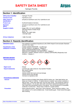 safety data sheet