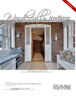 Brochure - 4one6 Real Estate Team