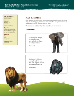 3-5 post.indd - The Maryland Zoo in Baltimore