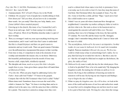 Pray Like This 11 Jul 2016, Westminster, Luke 11:1-13, C