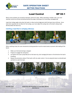 Load Control - BC Association for Crane Safety