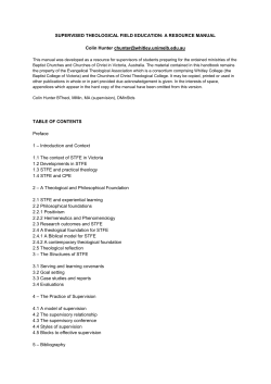 Colin Hunter – STFE Manual