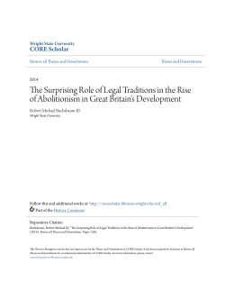 The Surprising Role of Legal Traditions in the Rise