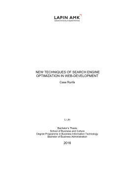Lapland UAS thesis template