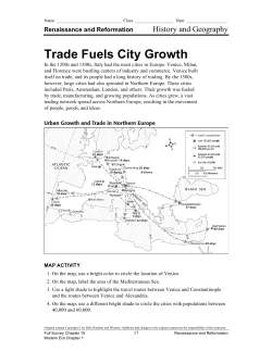 Trade Fuels City Growth
