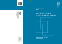 The situation of workers of the occupied Arab territories