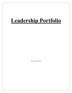 Leadership Portfolio