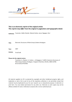Electronic Structures