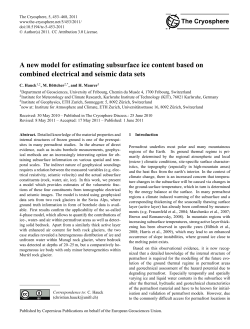 A new model for estimating subsurface ice content