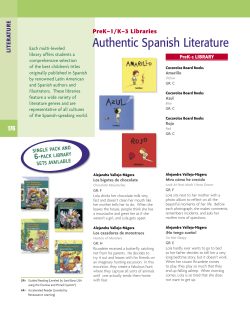 Authentic Spanish Literature Must-haves