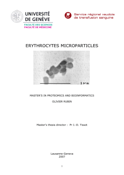 erythrocytes microparticles