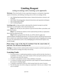 Limiting Reagent