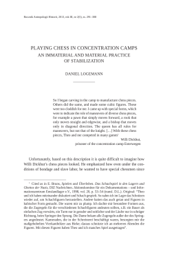 playing chess in concentration camps