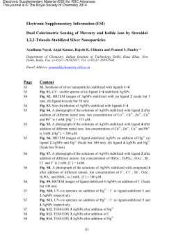 Supplementary Information - Royal Society of Chemistry
