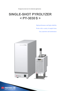 single-shot pyrolyzer