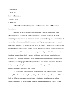 Comparing Case Studies at Lattara and Pe&ntilde;a