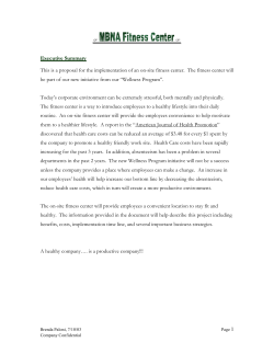 Executive Summary This is a proposal for the implementation of an