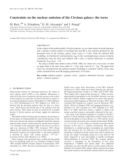 Constraints on the nuclear emission of the Circinus galaxy: the torus