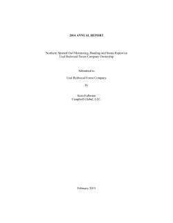 2014 NSO Annual Monitoring Report