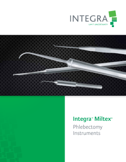 Phlebectomy Instruments