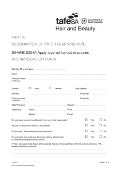 (RPL) SIHHHCS304A Apply layered haircut