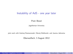 Instability of AdS