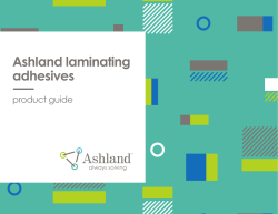 Ashland laminating adhesives