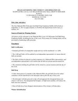 Please click here to see the official rules regarding the Helicopter