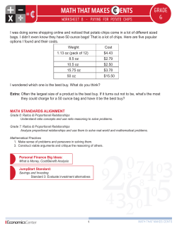 Paying For Potato Chips