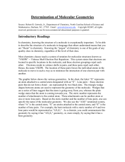 Determination of Molecular Geometries
